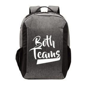 Both Teams Funny Gay Bisexual Equality Vector Backpack