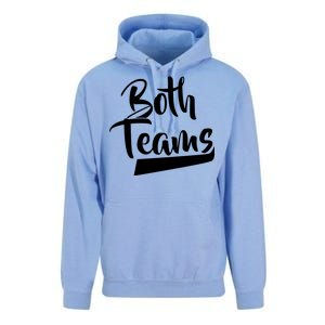 Both Teams Funny Gay Bisexual Equality Unisex Surf Hoodie