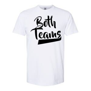 Both Teams Funny Gay Bisexual Equality Softstyle CVC T-Shirt