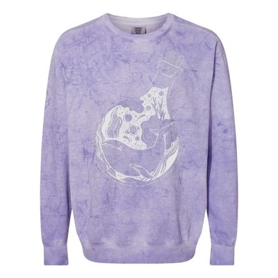 Bottled Whale Colorblast Crewneck Sweatshirt