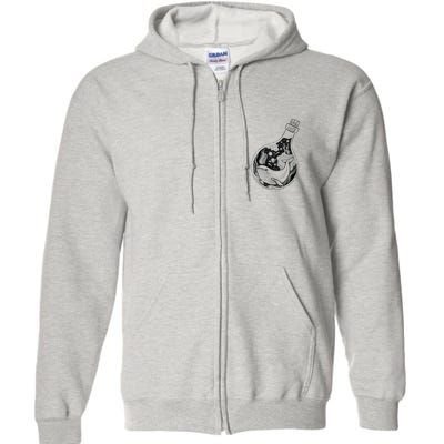 Bottled Whale Full Zip Hoodie