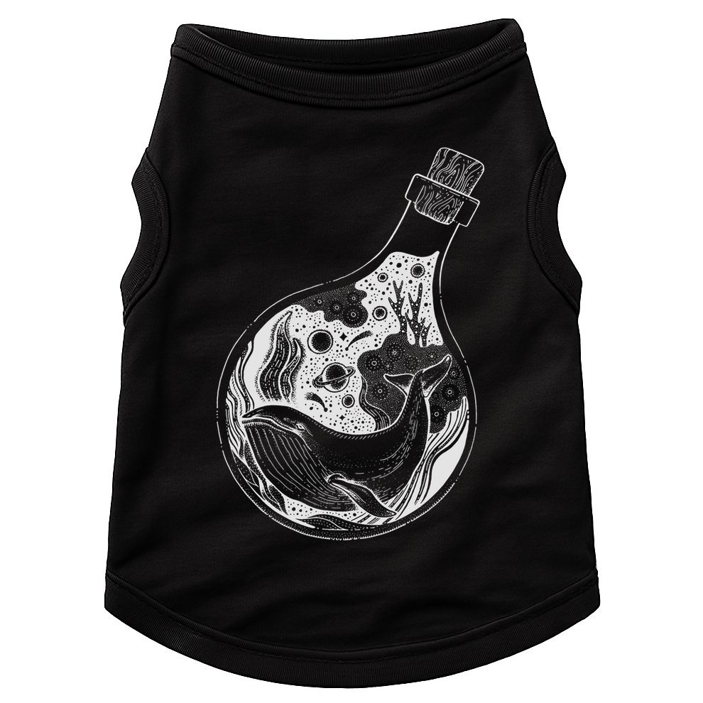 Bottled Whale Doggie Tank