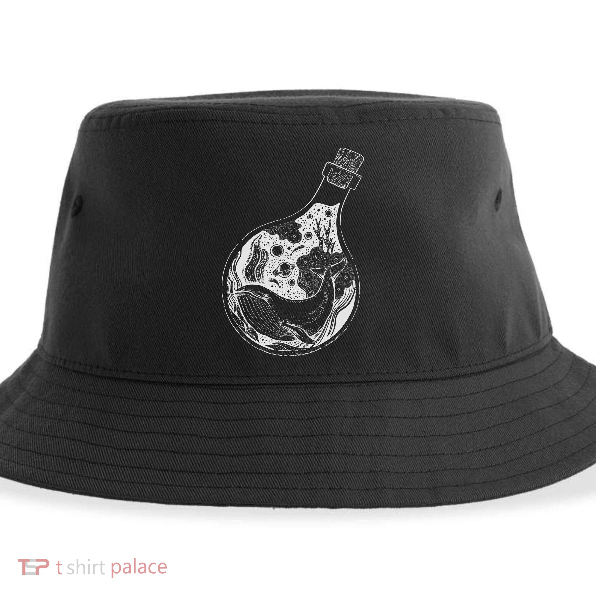 Bottled Whale Sustainable Bucket Hat