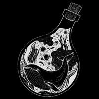 Bottled Whale Bucket Hat