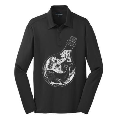 Bottled Whale Silk Touch Performance Long Sleeve Polo