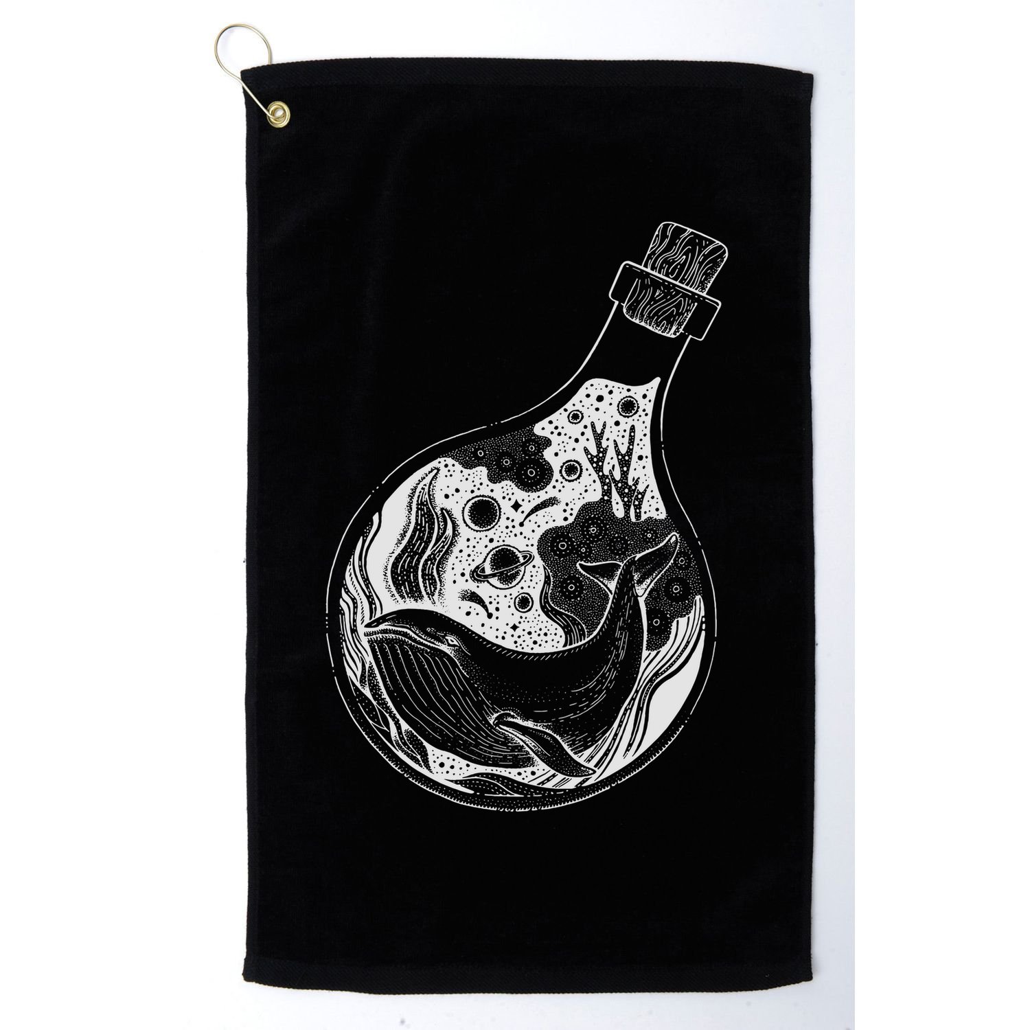 Bottled Whale Golf Towel
