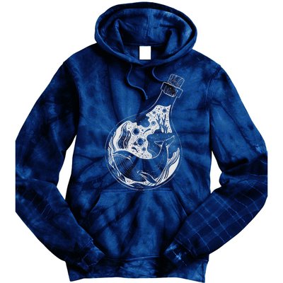 Bottled Whale Tie Dye Hoodie