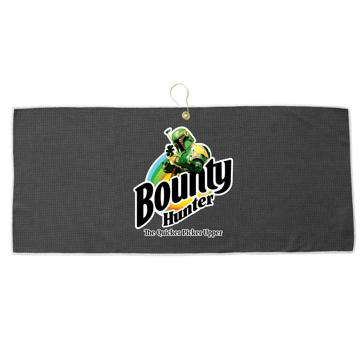 Bounty Hunter The Quicker Picker Upper Large Microfiber Waffle Golf Towel