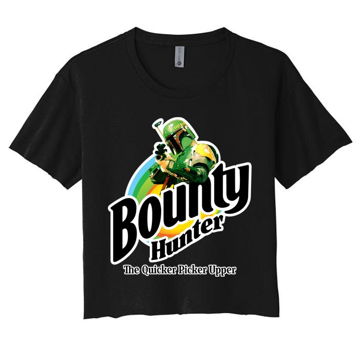 Bounty Hunter The Quicker Picker Upper Women's Crop Top Tee