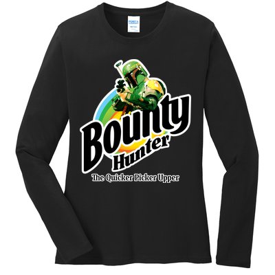 Bounty Hunter The Quicker Picker Upper Ladies Long Sleeve Shirt