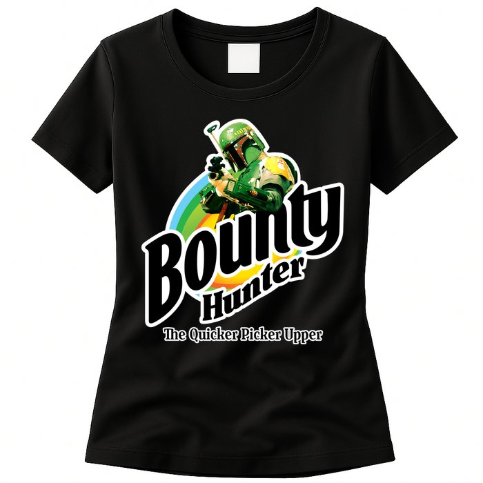 Bounty Hunter The Quicker Picker Upper Womens T-Shirt