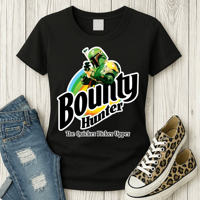 Bounty Hunter The Quicker Picker Upper Womens T-Shirt