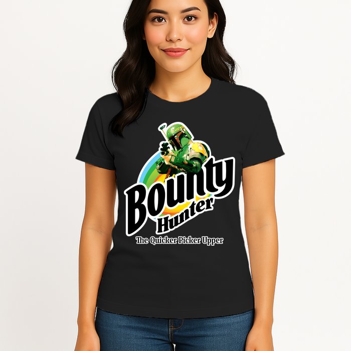 Bounty Hunter The Quicker Picker Upper Womens T-Shirt
