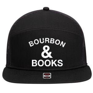 Bourbon & Books 7 Panel Mesh Trucker Snapback Hat