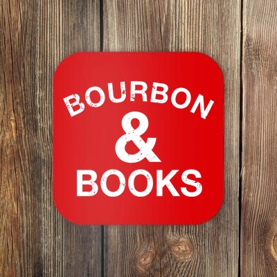 Bourbon & Books Coaster