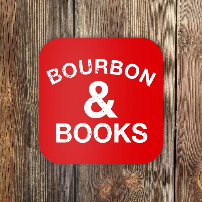 Bourbon & Books Coaster