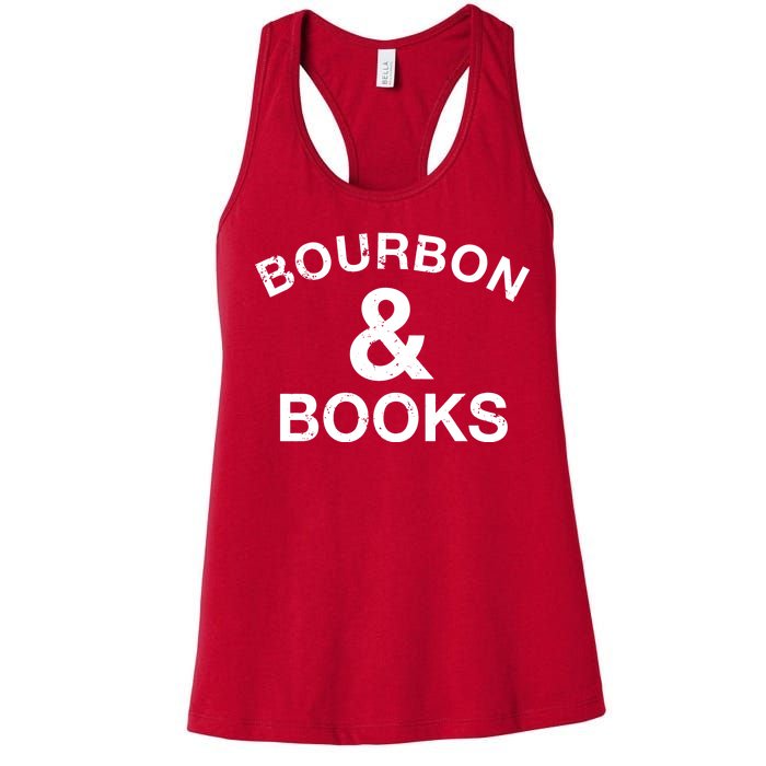 Bourbon & Books Women's Racerback Tank