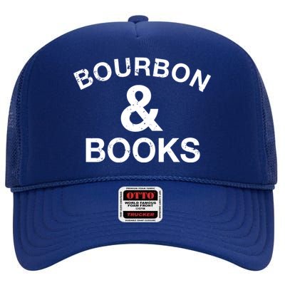 Bourbon & Books High Crown Mesh Back Trucker Hat