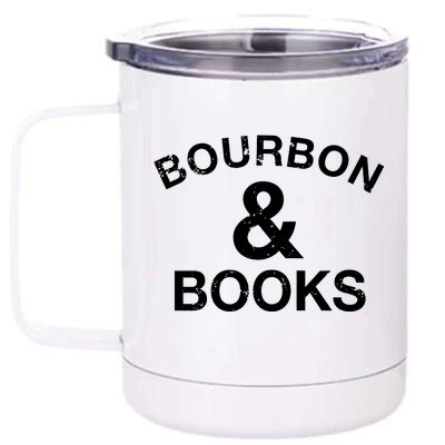 Bourbon & Books 12 oz Stainless Steel Tumbler Cup