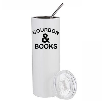 Bourbon & Books Stainless Steel Tumbler