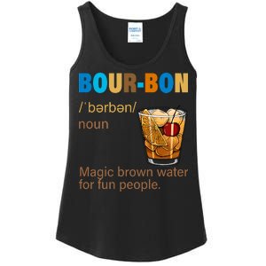 Bourbon Magic Brown Water For Fun People Ladies Essential Tank