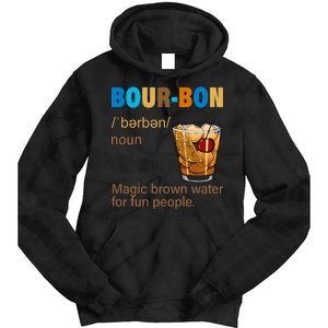 Bourbon Magic Brown Water For Fun People Tie Dye Hoodie