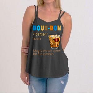 Bourbon Magic Brown Water For Fun People Women's Strappy Tank