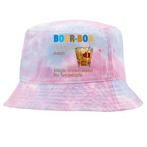 Bourbon Magic Brown Water For Fun People Tie-Dyed Bucket Hat