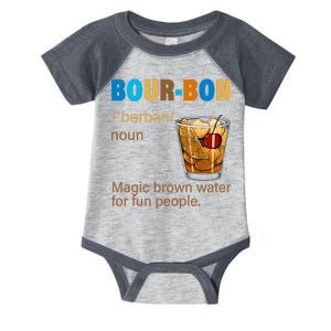 Bourbon Magic Brown Water For Fun People Infant Baby Jersey Bodysuit