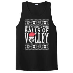 Balls Of Volley Xmas Volleyball Ugly Christmas Gift Funny Gift PosiCharge Competitor Tank