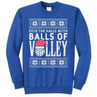 Balls Of Volley Xmas Volleyball Ugly Christmas Gift Funny Gift Sweatshirt