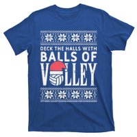 Balls Of Volley Xmas Volleyball Ugly Christmas Gift Funny Gift T-Shirt