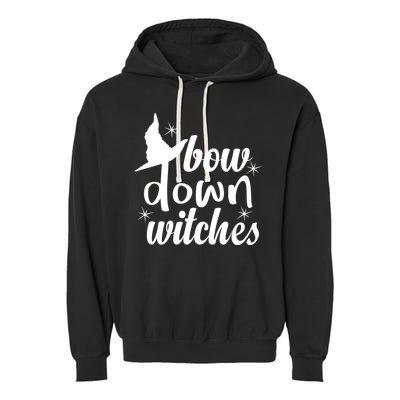 Bow Down Witches Garment-Dyed Fleece Hoodie