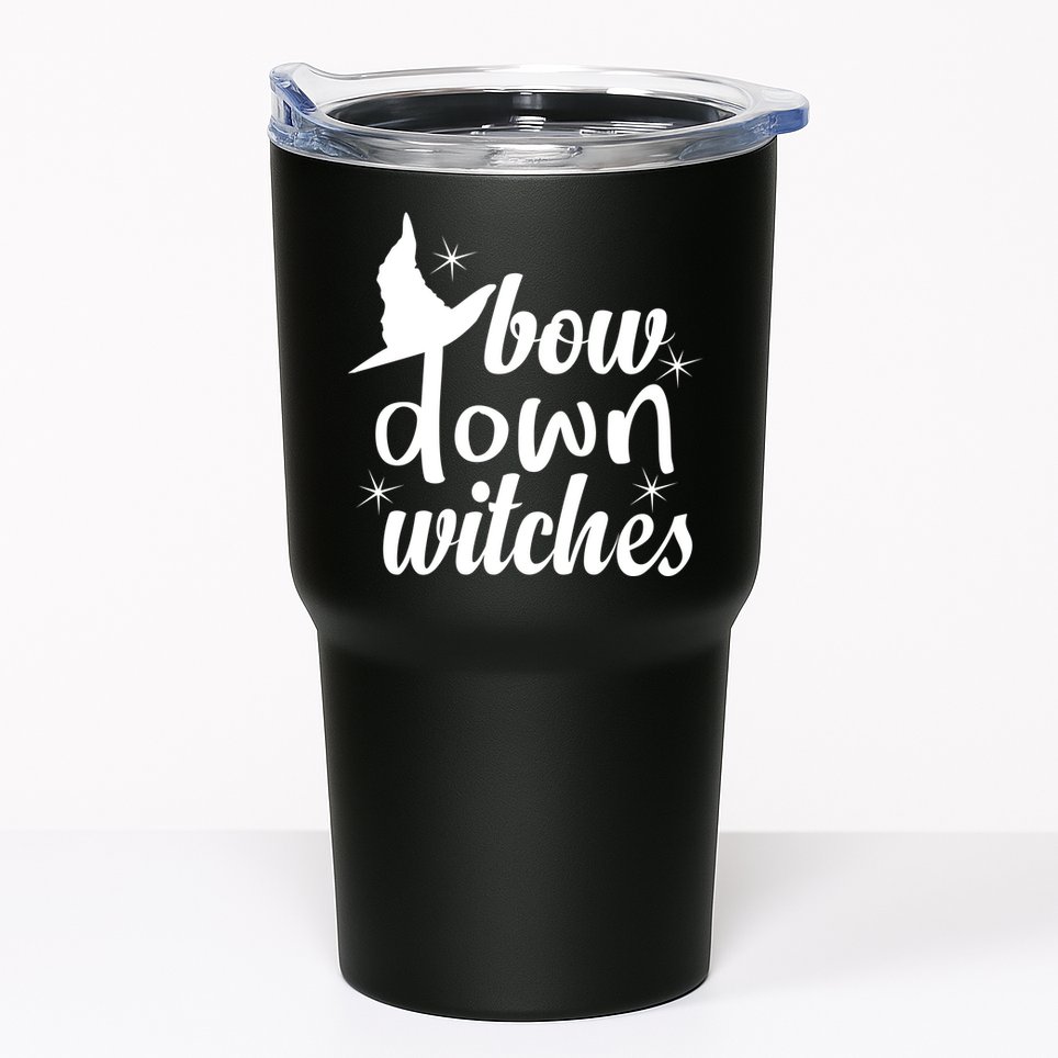 Bow Down Witches Tumbler