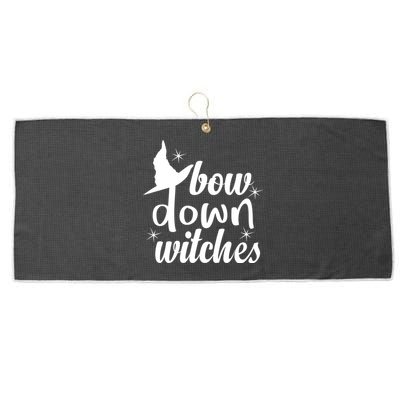 Bow Down Witches Large Microfiber Waffle Golf Towel