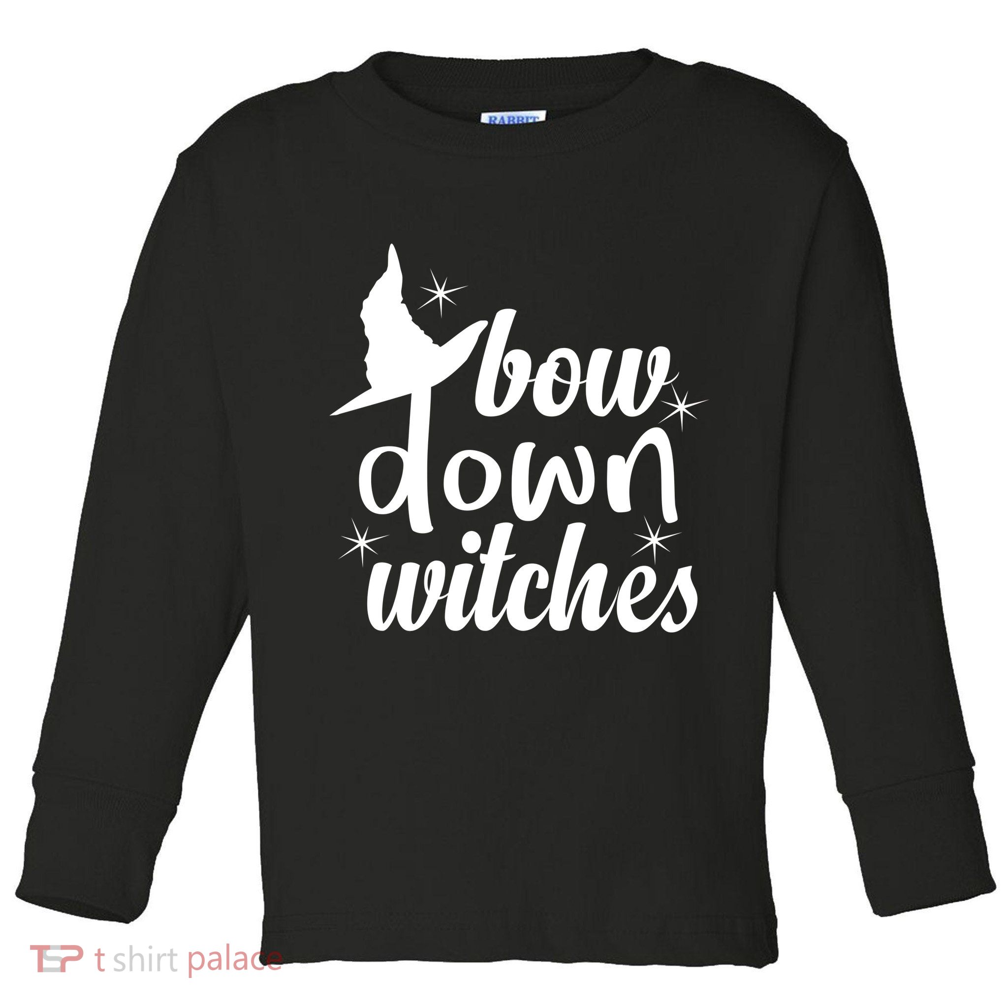 Bow Down Witches Toddler Long Sleeve Shirt
