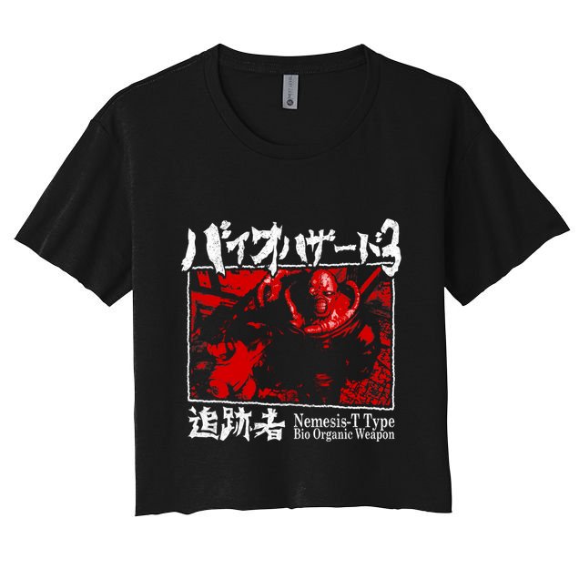 Bio Organic Weapon T Type Red Crop Top