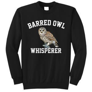 Barred Owl Whisperer Barred Owl Sweatshirt