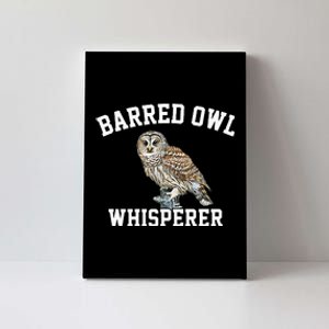 Barred Owl Whisperer Barred Owl Canvas