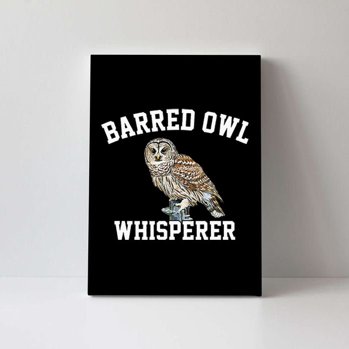 Barred Owl Whisperer Barred Owl Canvas