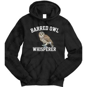 Barred Owl Whisperer Barred Owl Tie Dye Hoodie