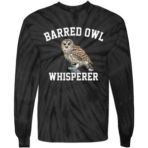 Barred Owl Whisperer Barred Owl Tie-Dye Long Sleeve Shirt