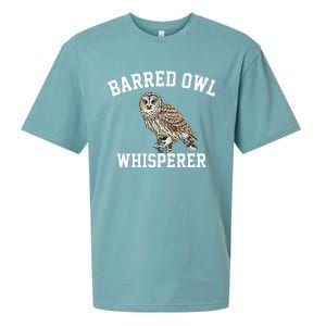 Barred Owl Whisperer Barred Owl Sueded Cloud Jersey T-Shirt