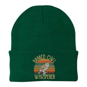 Barred Owl Whisperer Barred Owl Knit Cap Winter Beanie