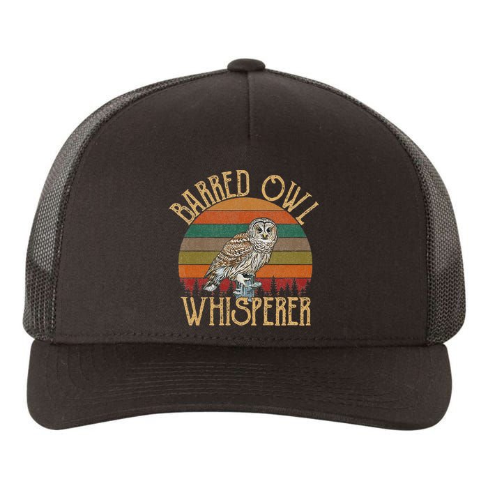 Barred Owl Whisperer Barred Owl Yupoong Adult 5-Panel Trucker Hat