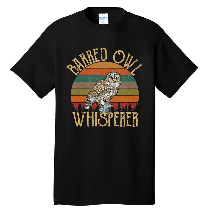 Barred Owl Whisperer Barred Owl Tall T-Shirt