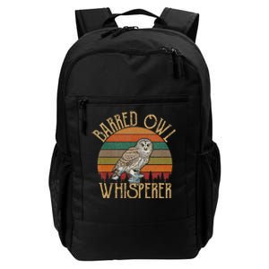 Barred Owl Whisperer Barred Owl Daily Commute Backpack