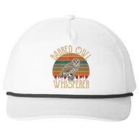 Barred Owl Whisperer Barred Owl Snapback Five-Panel Rope Hat