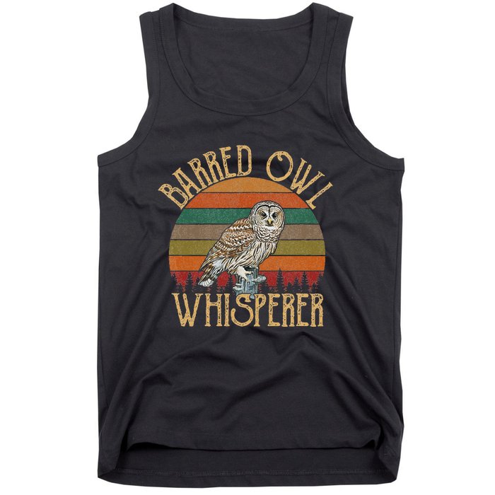 Barred Owl Whisperer Barred Owl Tank Top