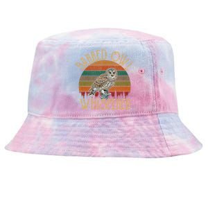 Barred Owl Whisperer Barred Owl Tie-Dyed Bucket Hat